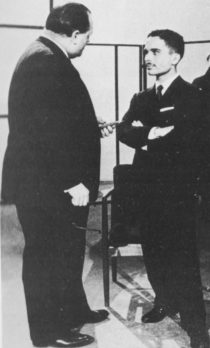 Dimbleby towers over the King of Jordan