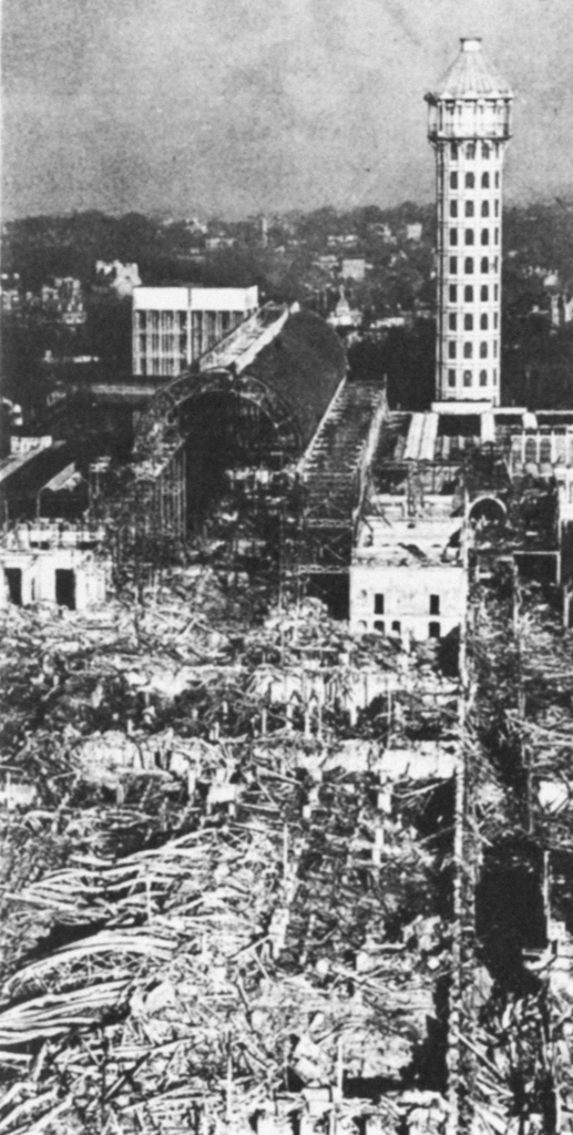 The fire at Crystal Palace