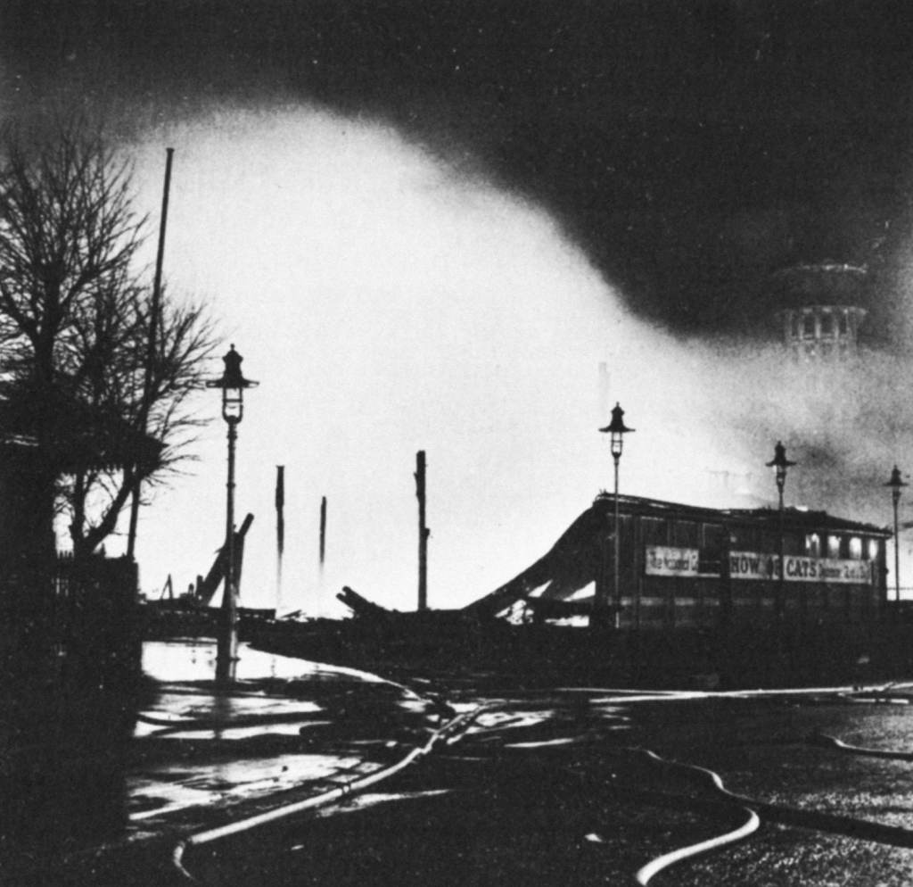 The fire at Crystal Palace