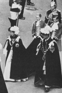 The Queen and the Duke of Edinburgh in ceremonial robes