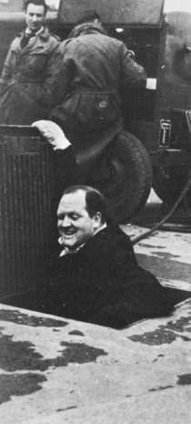 Dimbleby pops up from a manhole